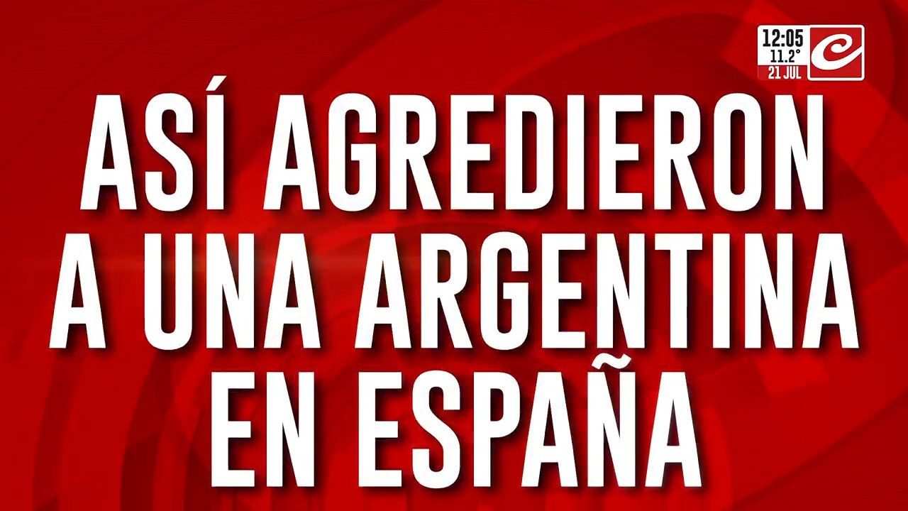 Así agredieron a una argentina en España