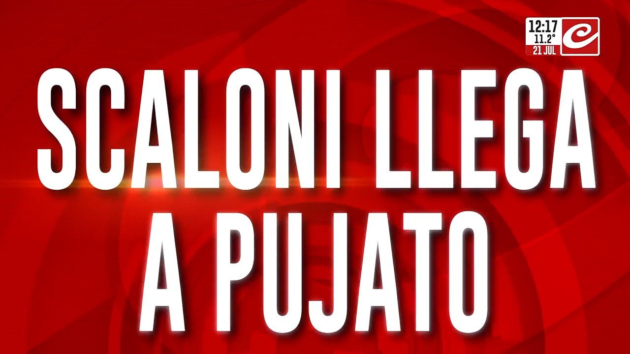 Scaloni llega a Pujato: así recibe su pueblo al DT de la selección