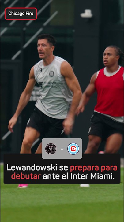 Lewandowski se prepara para enfrentarse al inter de messi