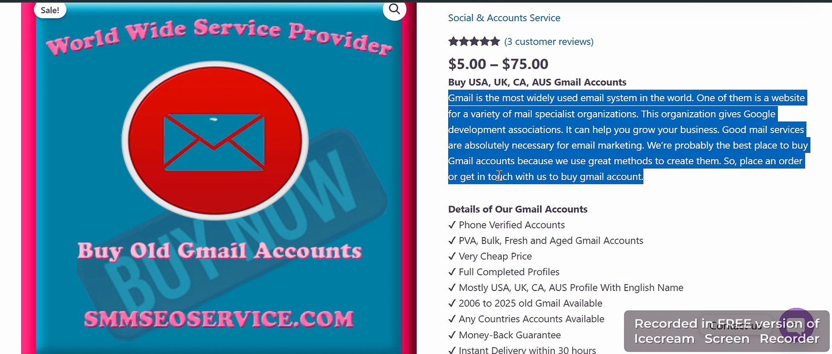 Best 3 Sites to Buy Old Gmail Accounts in Any Time