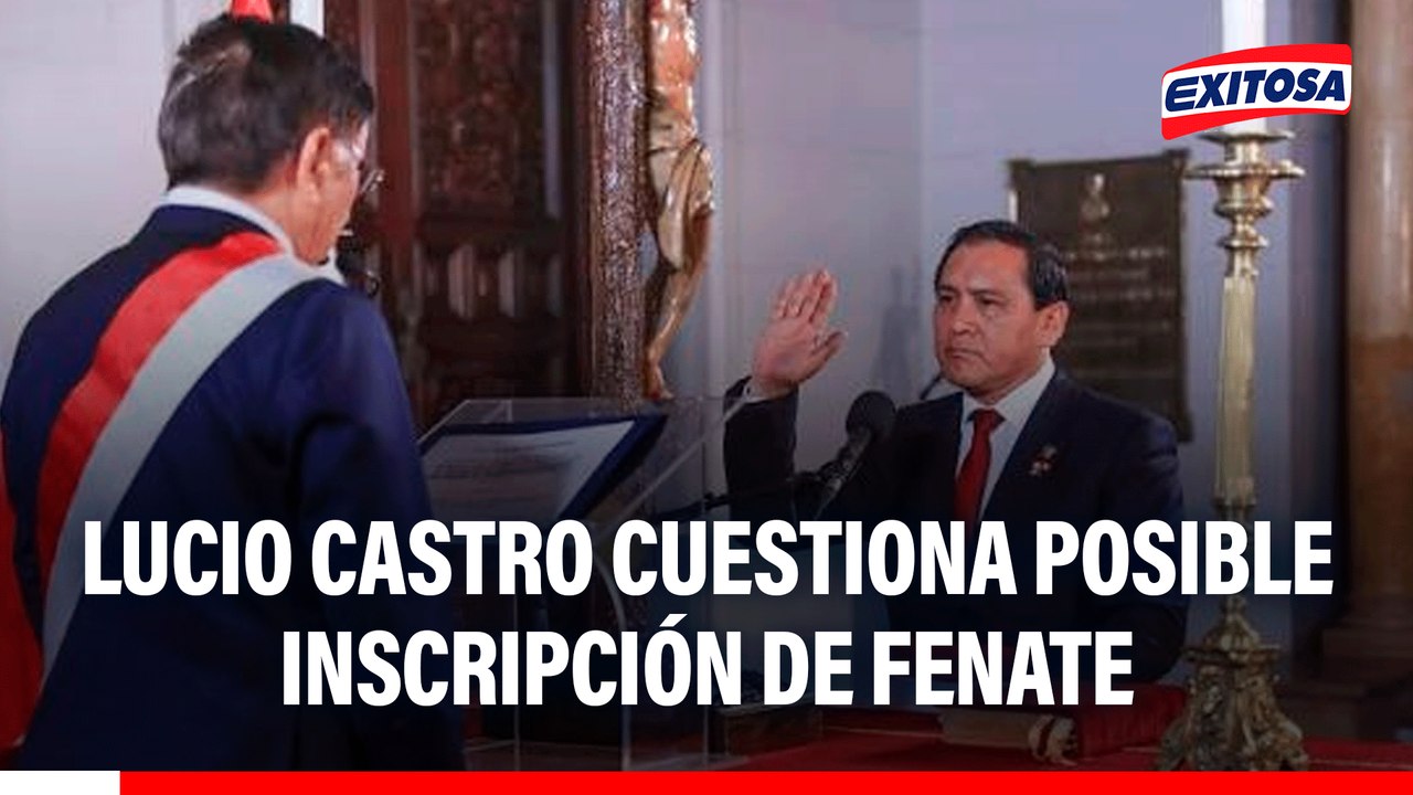 Lucio Castro cuestiona posible inscripción de Fenate como sindicato