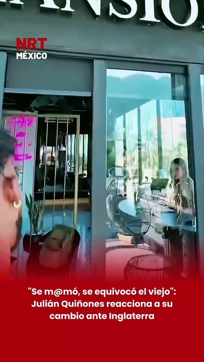 "Se m@mó, se equivocó el viejo": Julián Quiñones reacciona a su cambio ante Inglaterra