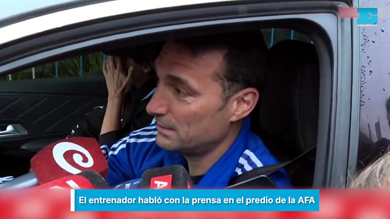 El entrenador habló con la prensa en el predio de la AFA