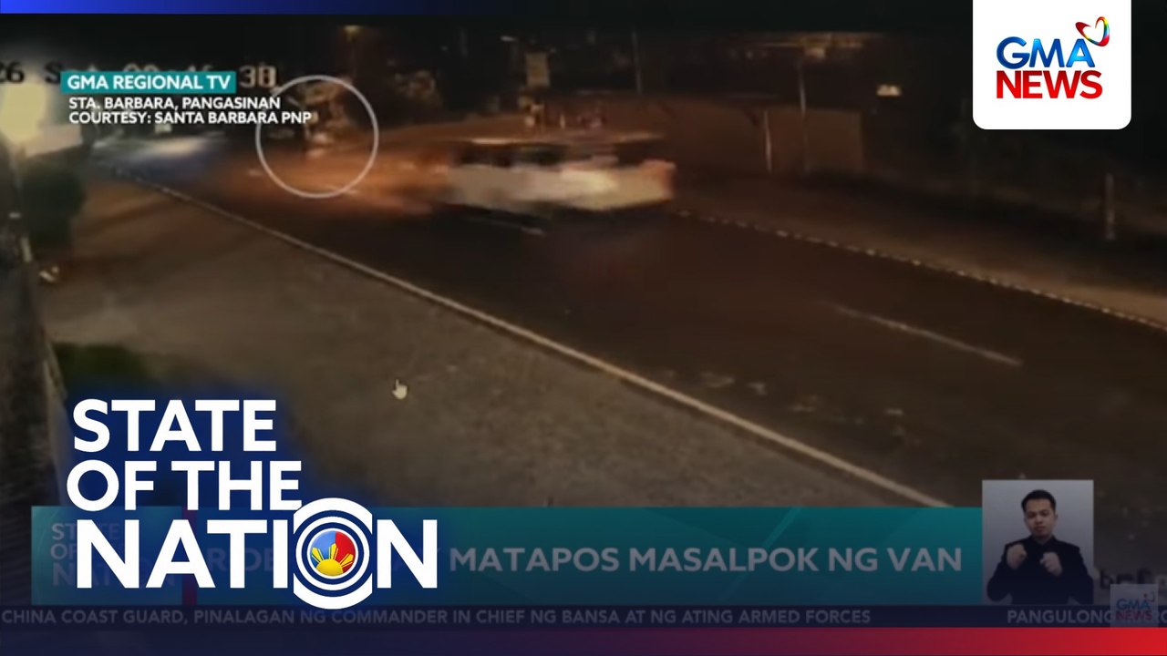 Rider, patay matapos masalpok ng van | SONA