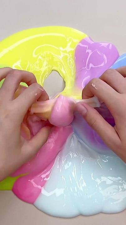 Colourfull Satisfying Slime Mix