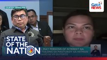 NBI Dir. Matibag: Mga pahayag ni VP Duterte, 'di lang basta banta, kundi aktuwal na plano | SONA