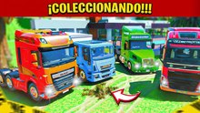Coleccionando camiones robados en la hacienda Black Stone en GTA 5