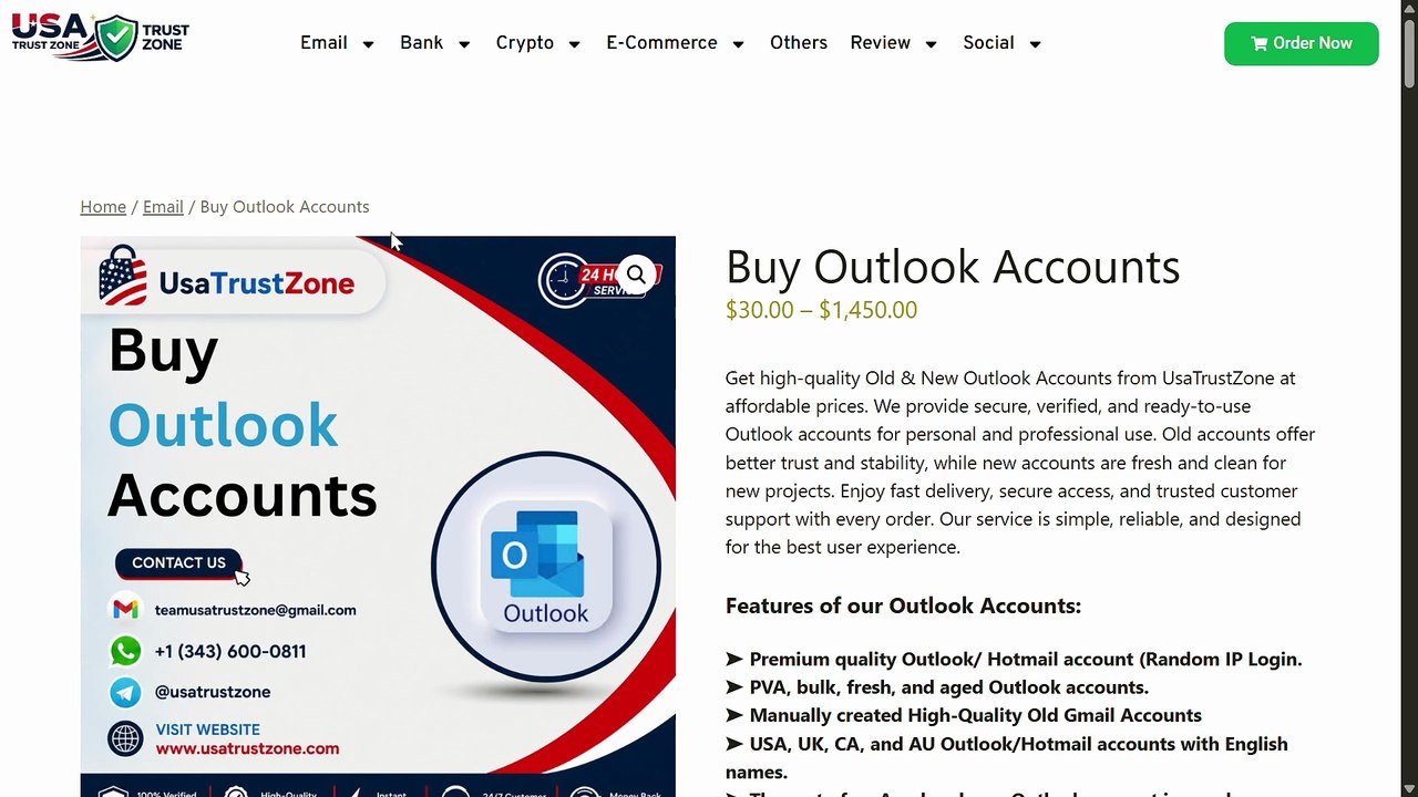 Where & How to Buy Verified Outlook Accounts Online – Complete 2025 Guide