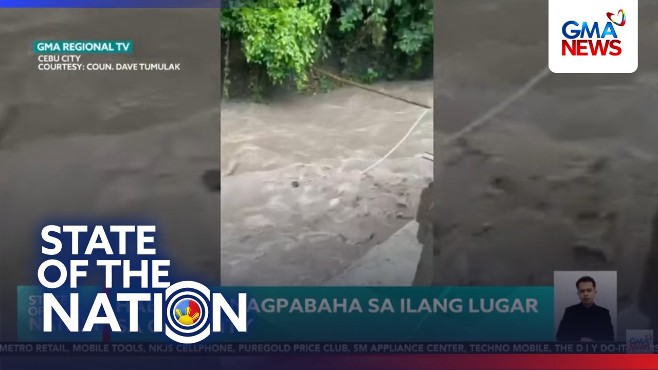 Habagat, nagpabaha sa ilang lugar sa Cebu City | SONA