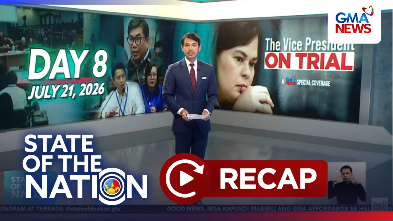State of the Nation: (Part 1) Sigalot sa dagat; #VPonTrial - May "persons of interests" na