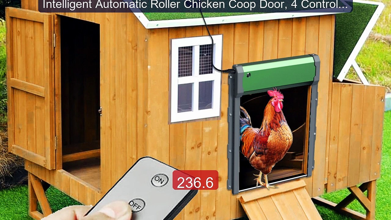 Intelligent Automatic Roller Chicken Coop Door, 4 Control Modes Li... -- Best Deal 2026 | Shop Now!
