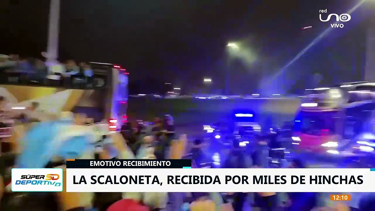 LOCURA TOTAL: ASÍ RECIBIERON A LA SELECCIÓN ARGENTINA