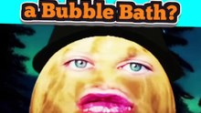 "A man taking a bubble bath? That's a little something." 🤔🛁