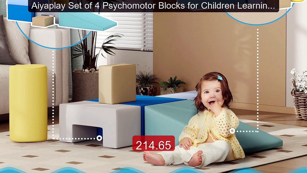 Aiyaplay Set of 4 Psychomotor Blocks for Children Learning ... -- Top Pick 2026 | Unbeatable Price!