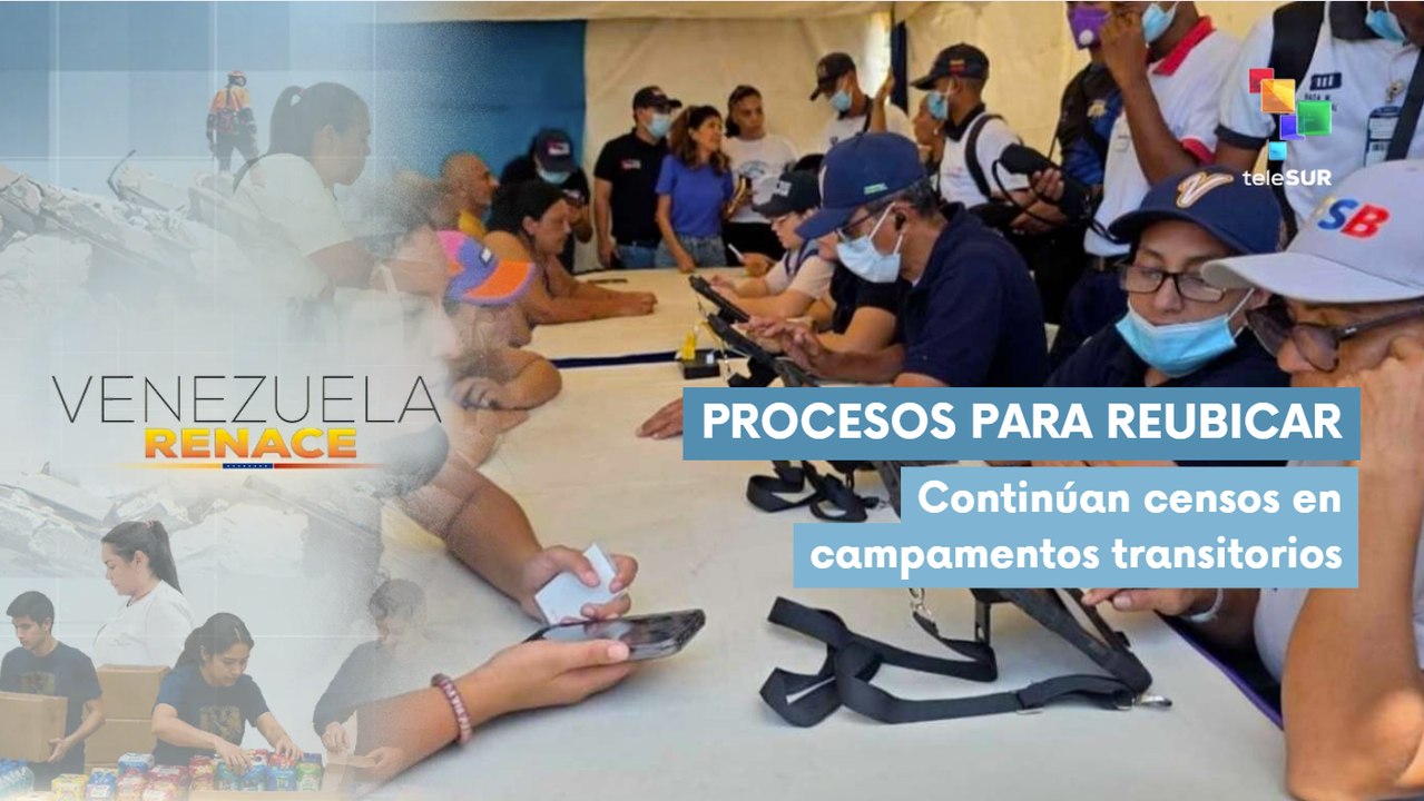 Gobierno venezolano atiende a los afectados por sismos