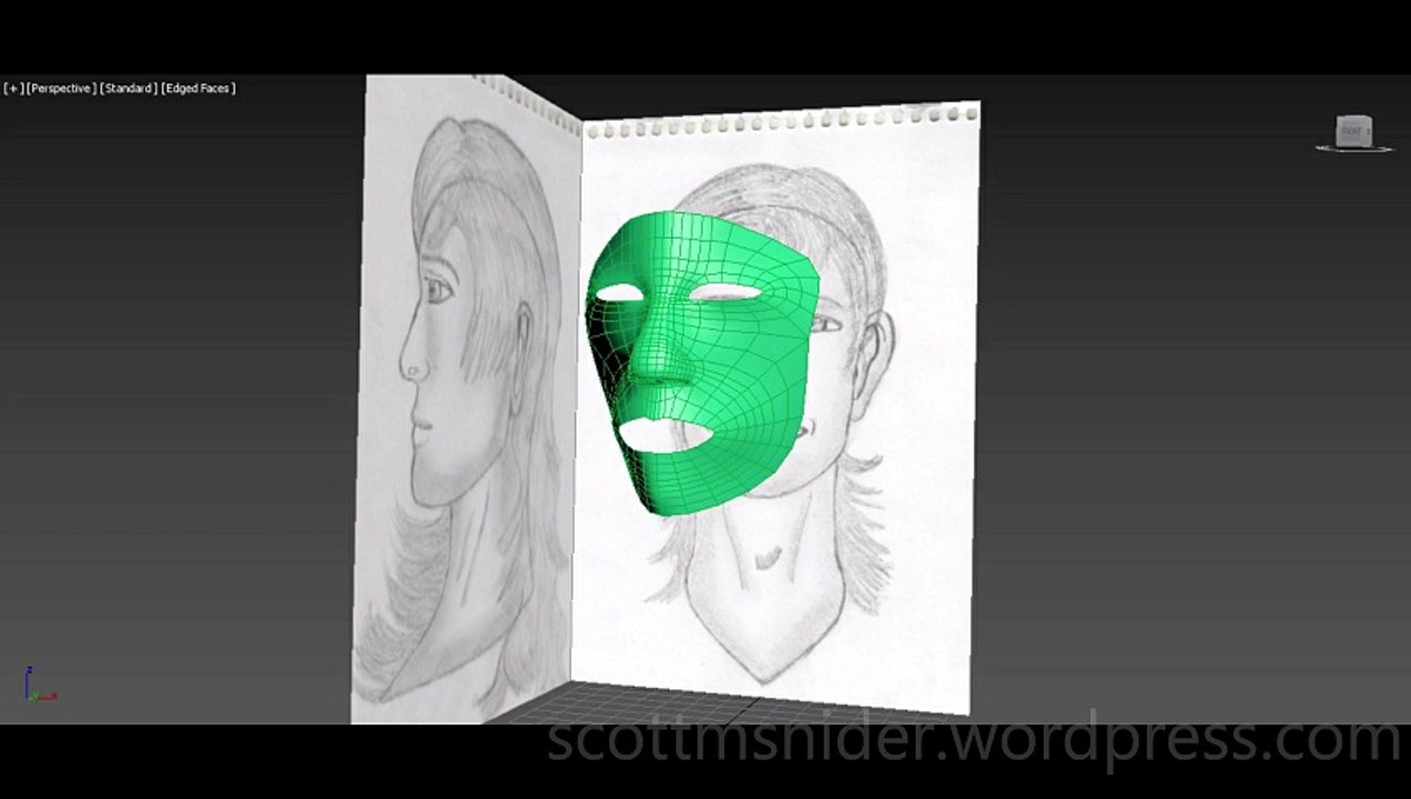Grabovski: 3DS MAX Practice Polygon Modeling Head Model Video #1 (07-21-2026)