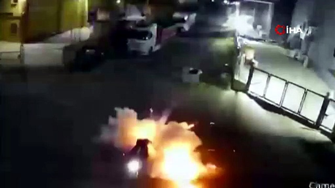 Fabrikaya atmak istediği patlayıcı elinde infilak etti