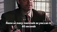 _Name as many mammals as you can in 60 seconds. _ #Phenomenon