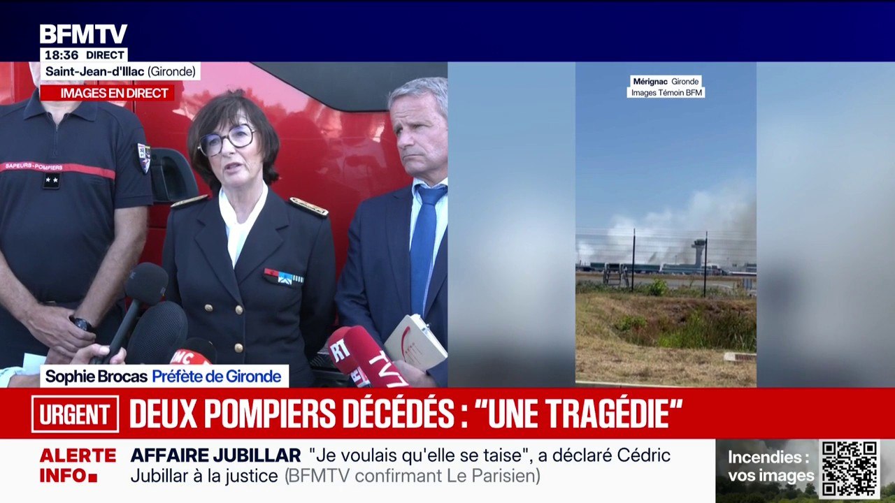 Pompiers décédés à Mérignac: la préfète de Gironde évoque "une tragédie" et "un drame épouvantable"