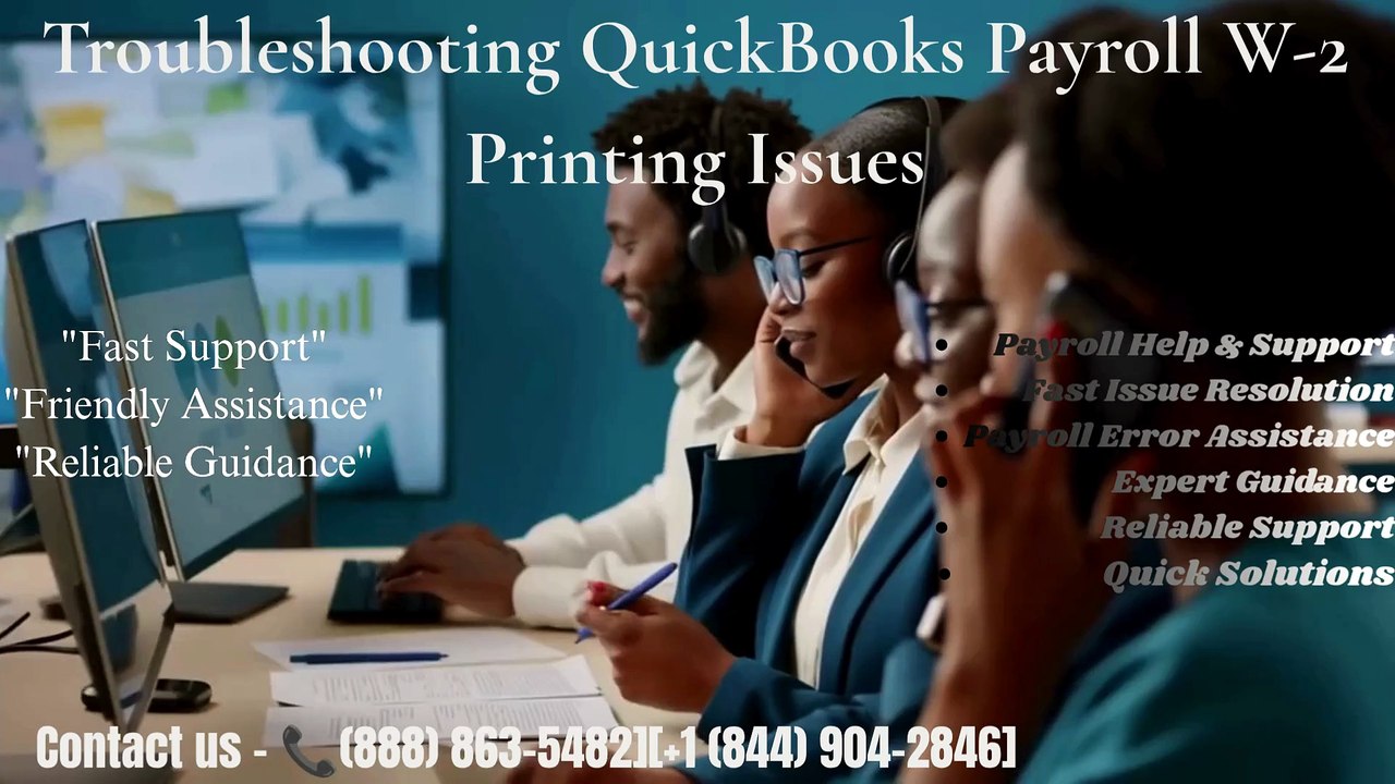 Troubleshooting QuickBooks Payroll W-2 Printing...