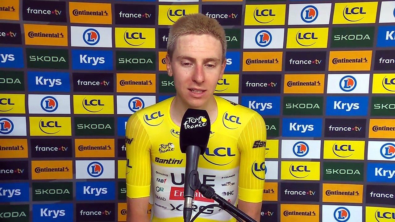 Tour de France 2026 - Tadej Pogacar : "Je suis un peu déçu... Je voulais gagner"