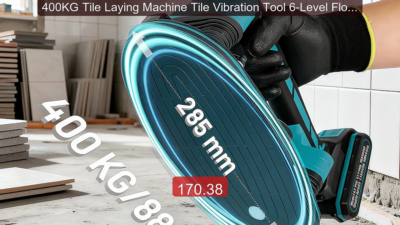 400KG Tile Laying Machine Tile Vibration Tool 6-Level Floor Le... -- Hot Deal 2026 | Limited Offer!