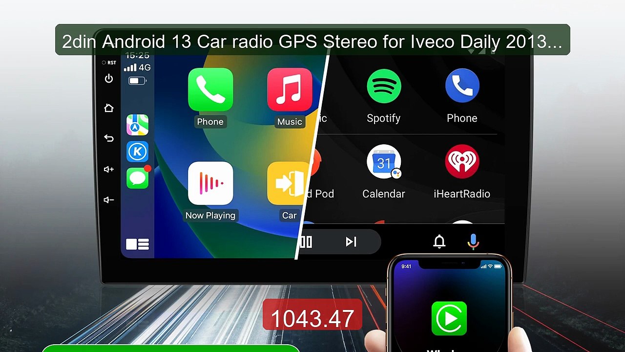 2din Android 13 Car radio GPS Stereo for Iveco Daily 2013-2021... -- Best Buy 2026 | Great Quality!