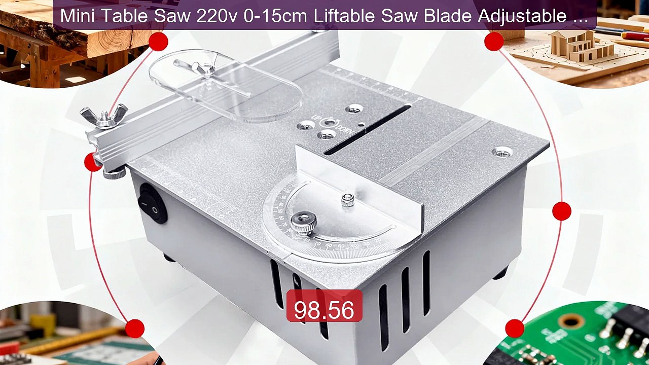 Mini Table Saw 220v 0-15cm Liftable Saw Blade Adjustable Cu... -- Top Pick 2026 | Unbeatable Price!
