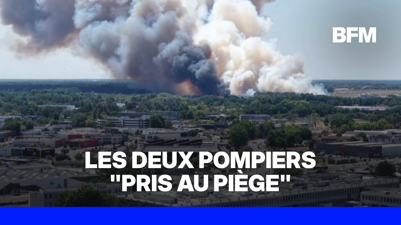 Les deux pompiers morts en Gironde étaient à bord d'un camion "piégé" par les flammes