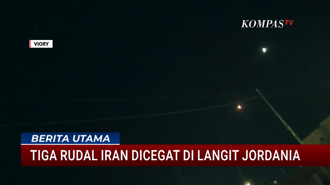Militer Jordania Klaim Tembak Jatuh 3 Rudal Balistik Iran di Langit Kota Zarqa | BERUT