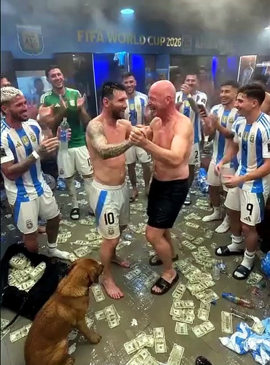 Messi and Infantino