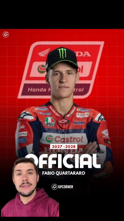 Officiel - Fabio chez Honda HRC