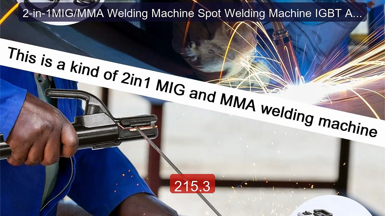 2-in-1MIG/MMA Welding Machine Spot Welding Machine IGBT Automa... -- Best Buy 2026 | Great Quality!