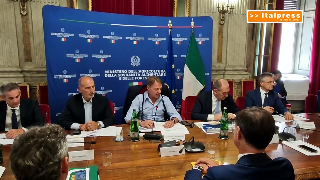 Agroalimentare, Lollobrigida "Controlli e risorse per il settore cerealicolo"