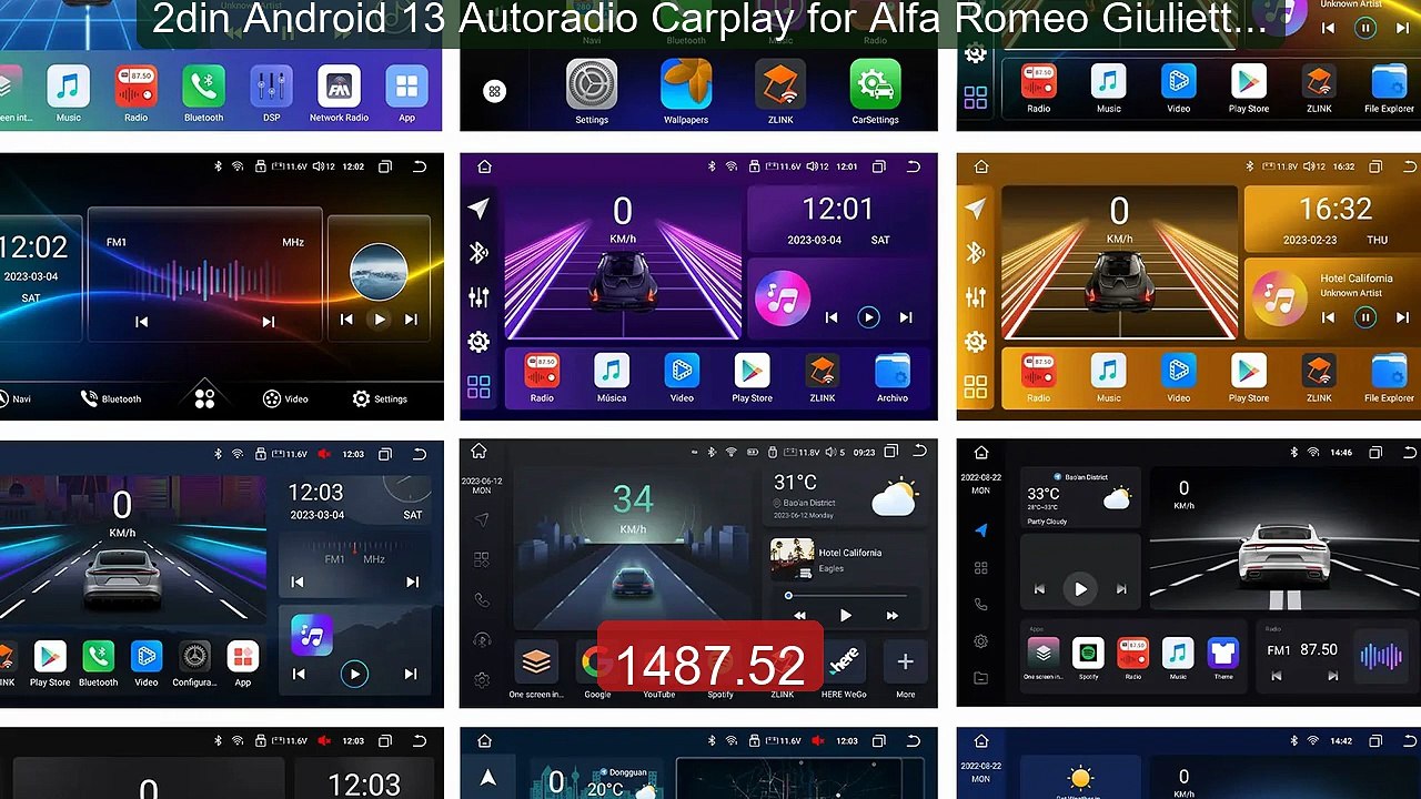 2din Android 13 Autoradio Carplay for Alfa Romeo Giulietta 201... -- Best Buy 2026 | Great Quality!