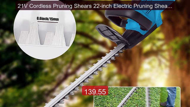 21V Cordless Pruning Shears 22-inch Electric Pruning Shears Low Noi... Top Rated 2026 | Buy Now!