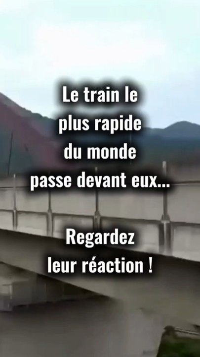 🚄 Ils découvrent le train le plus rapide du monde… et sa vitesse est hallucinante ! 🇯🇵