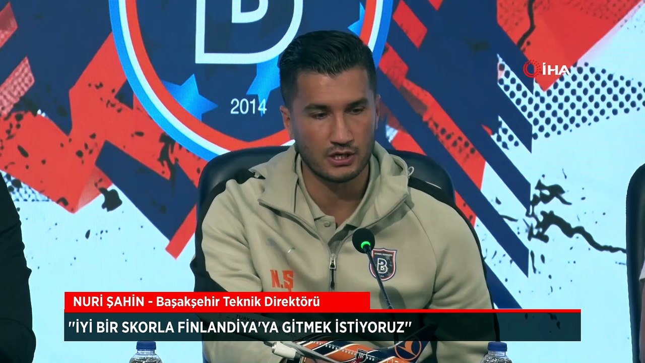 Nuri Şahin: İyi bir skorla Finlandiya'ya gitmek istiyoruz