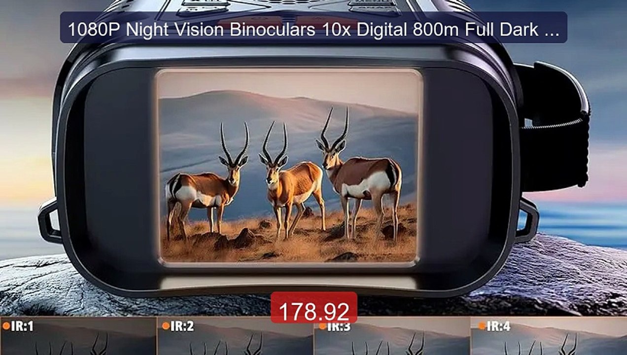 1080P Night Vision Binoculars 10x Digital 800m Full Dark Infra... -- Best Buy 2026 | Great Quality!