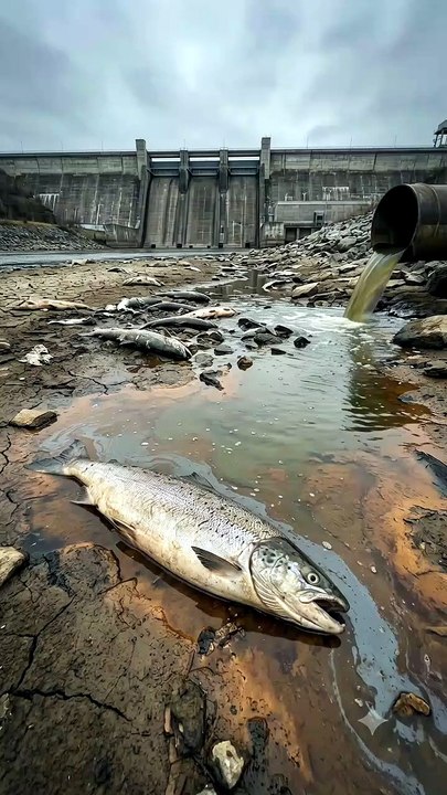 Salmon vs Dam Pollution | A River Running Out of Life | Deep Wildlife