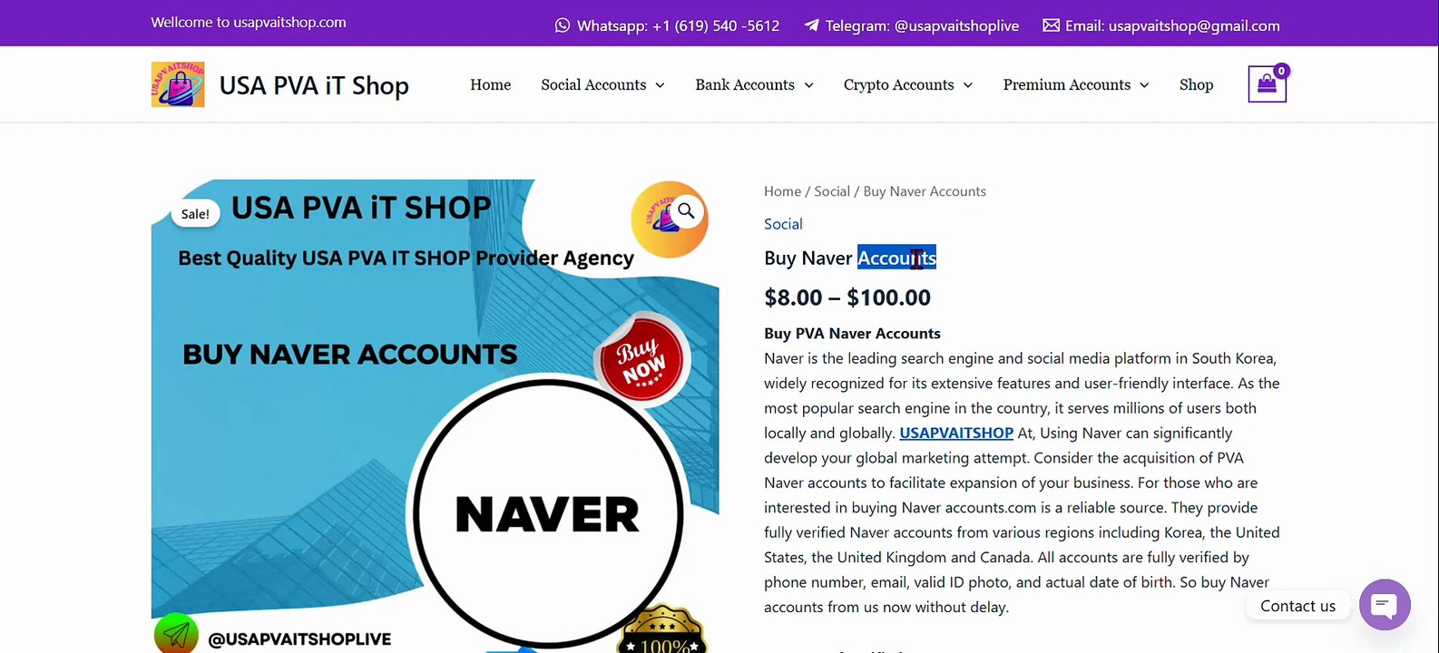 What are the benefits of buying Naver accounts?