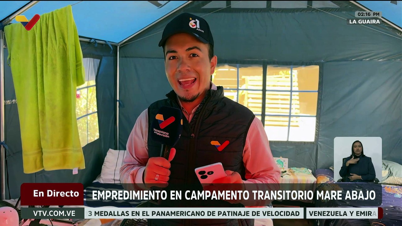La Guaira | Emprendedora reanuda labores en campamento transitorio
