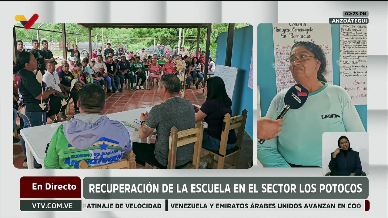 Anzoátegui | Misiones recuperan instituciones educativas y deportivas del sector Los Potocos