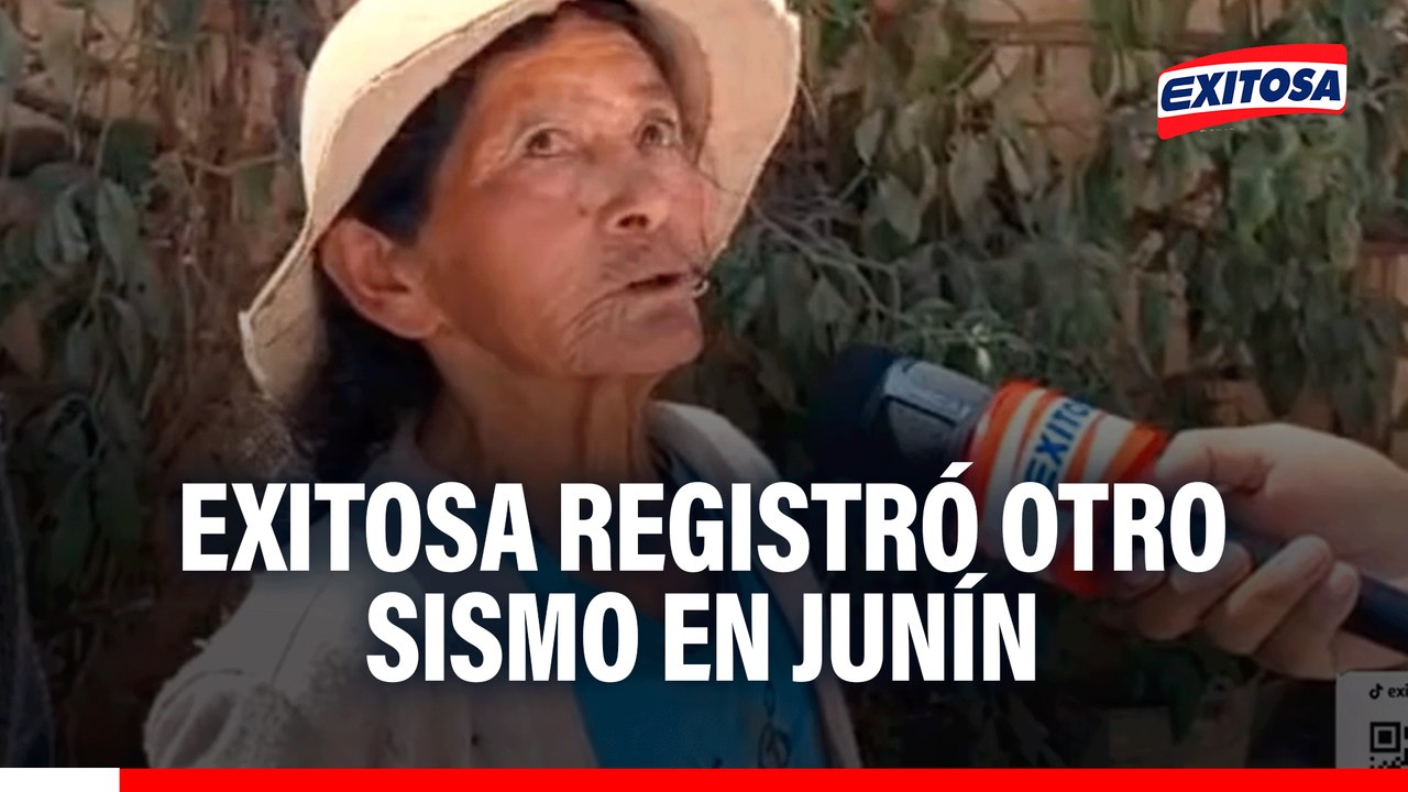 Exitosa registró otro sismo en Junín: Adultos mayores fueron sorprendidos por movimiento telúrico
