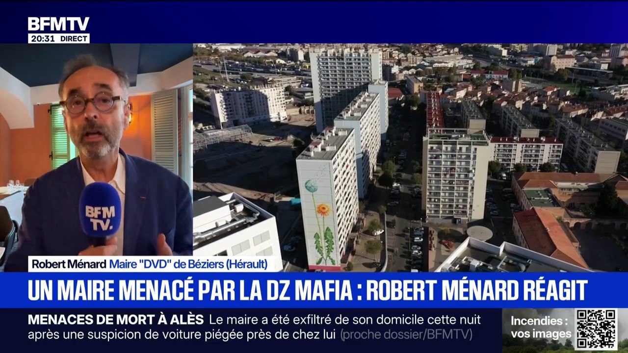 Maire d’Alès menacé par la DZ Mafia: "Les trafiquants se sentent impunis", estime Robert Ménard, maire "DVD" de Béziers (Hérault)