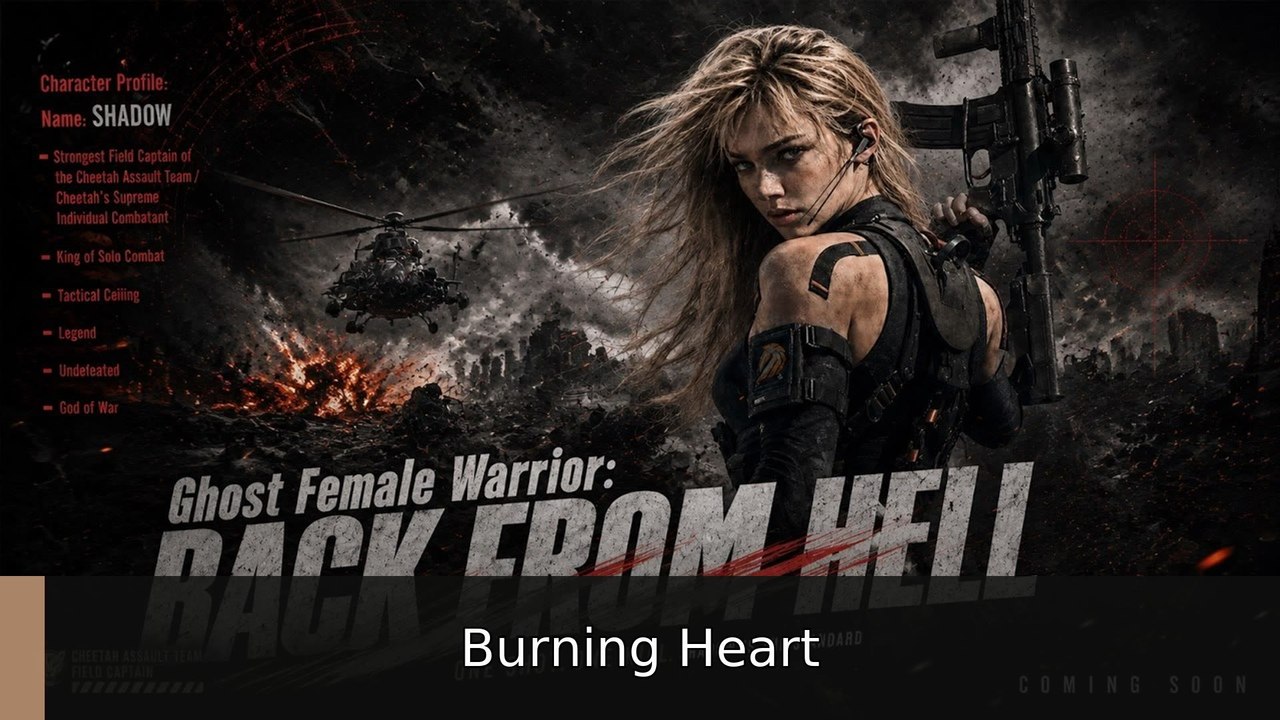 ghost female warrior back from hell Burning Heart