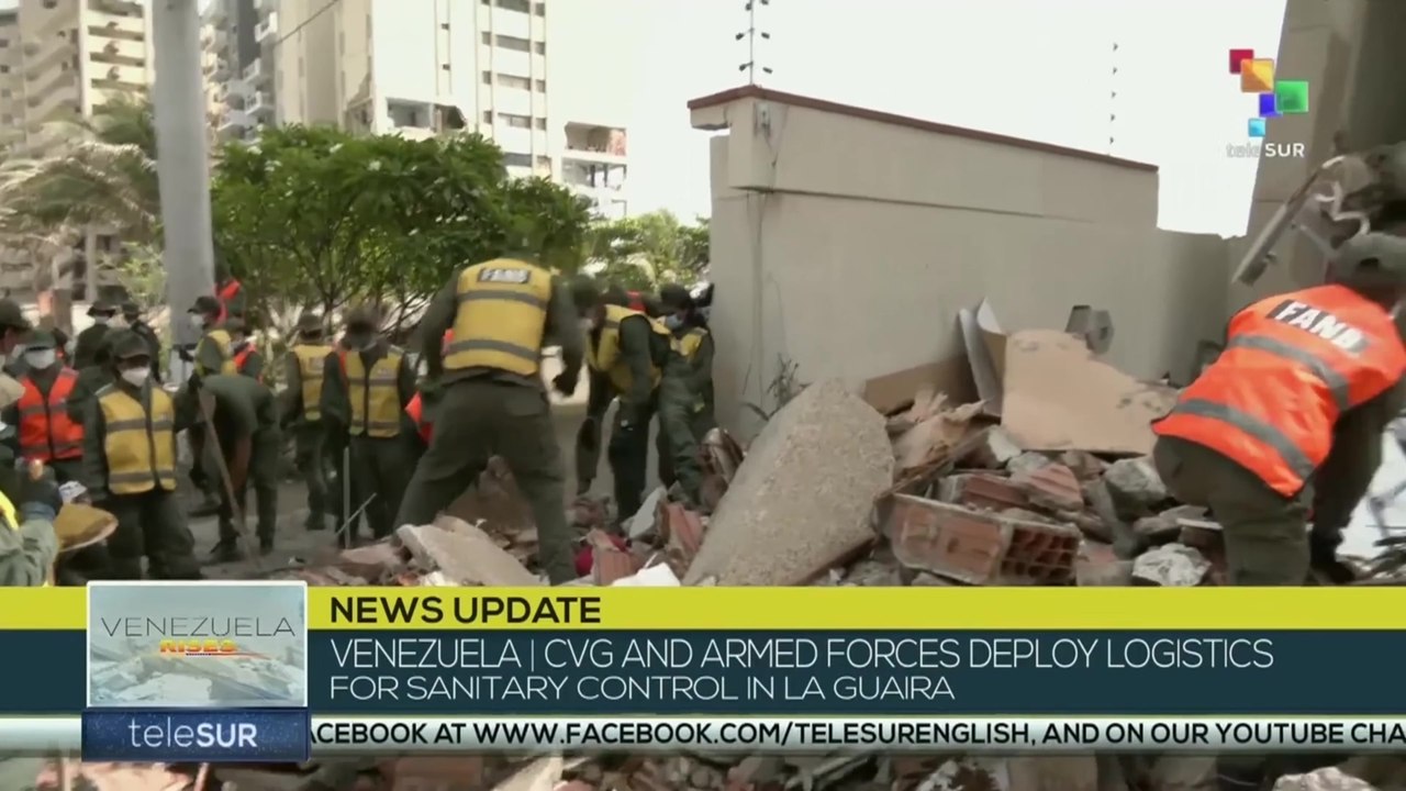 Venezuela | CVG and Armed Forces deploy logistics for sanitary control in La Guaira