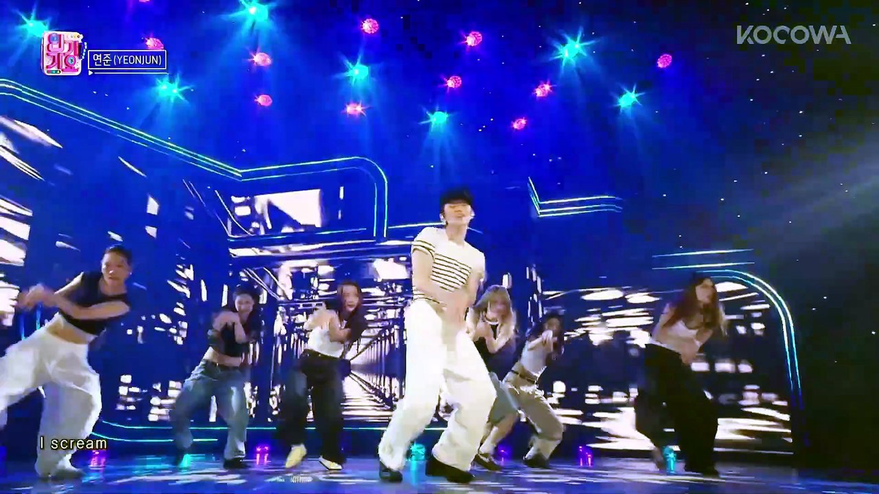 YEONJUN Ice Cream Inkigayo EP1319 KOCOWA+