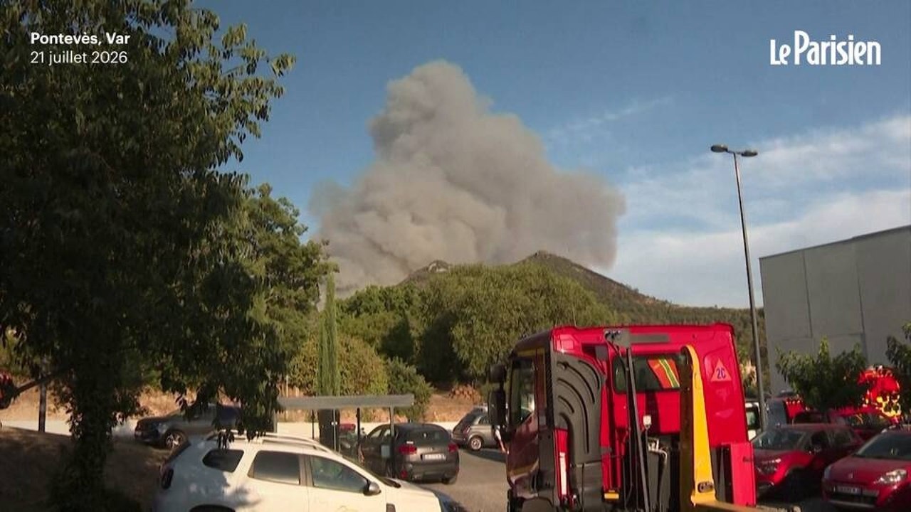 Un feu « hors de contrôle » progresse très rapidement dans le Var, 200 personnes évacuées