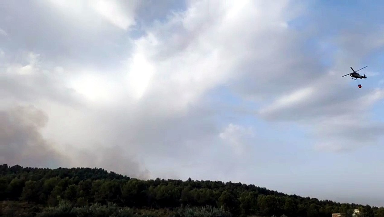 Incendio en Ayna